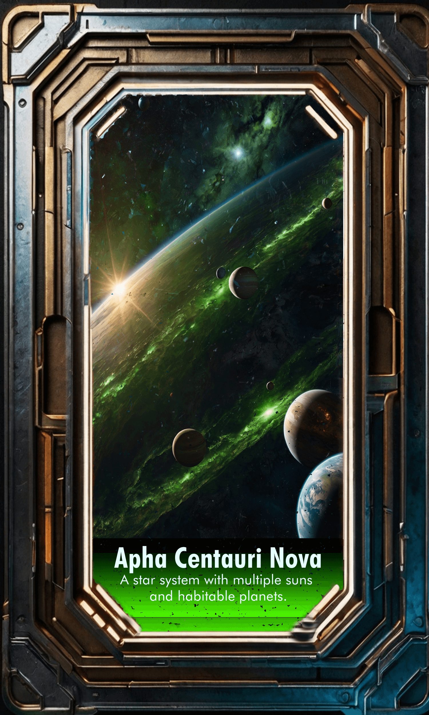 Star System Alpha Centauri Nova